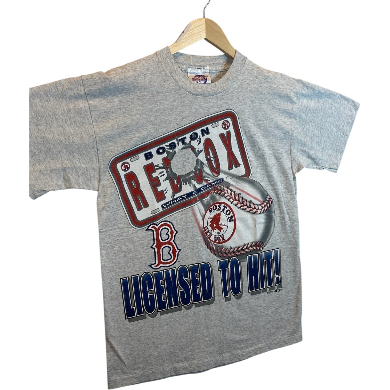 Vintage Boston Red Sox Licensed to Hit MLB T-Shirt