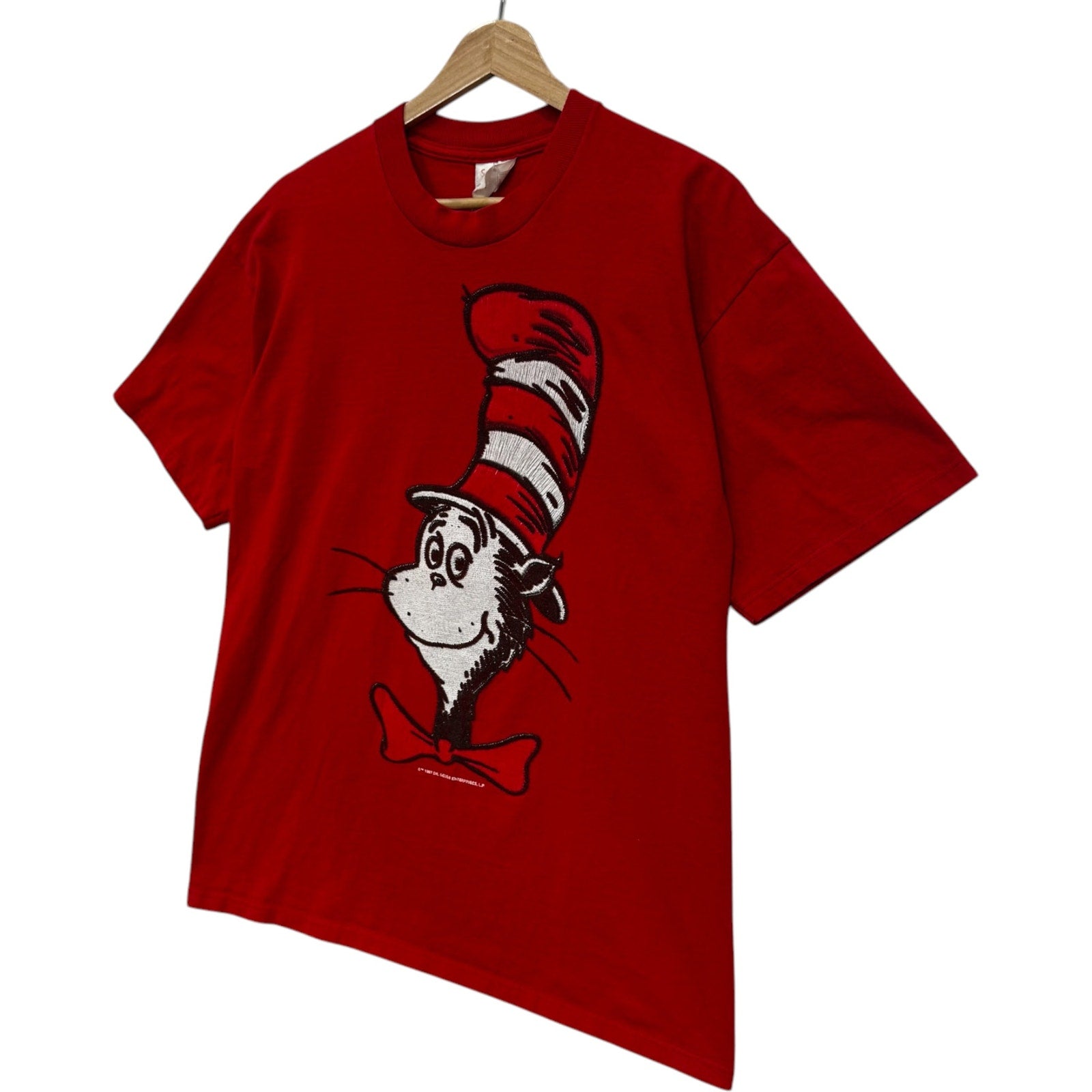 Vintage Seuss Wear Cat In The Hat Big Face Graphic Tee