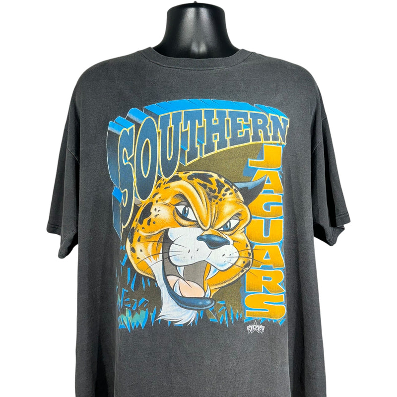 Vintage Southern University Jaguars Illustrated Spellout Tee