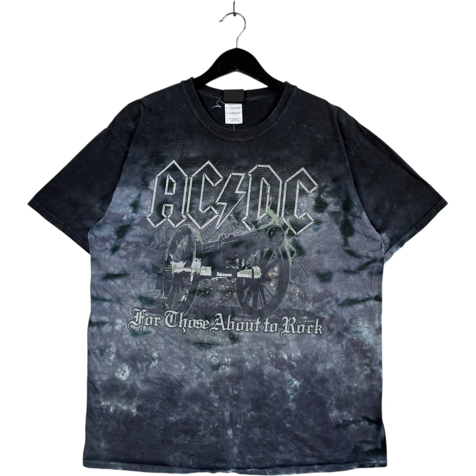 Vintage AC/DC "For Those About To Rock" Tie Dye Tee