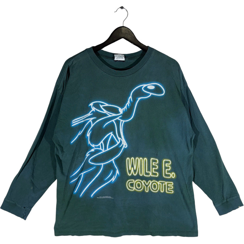 Vintage Looney Tunes Wile E. Coyote Long Sleeve 1996