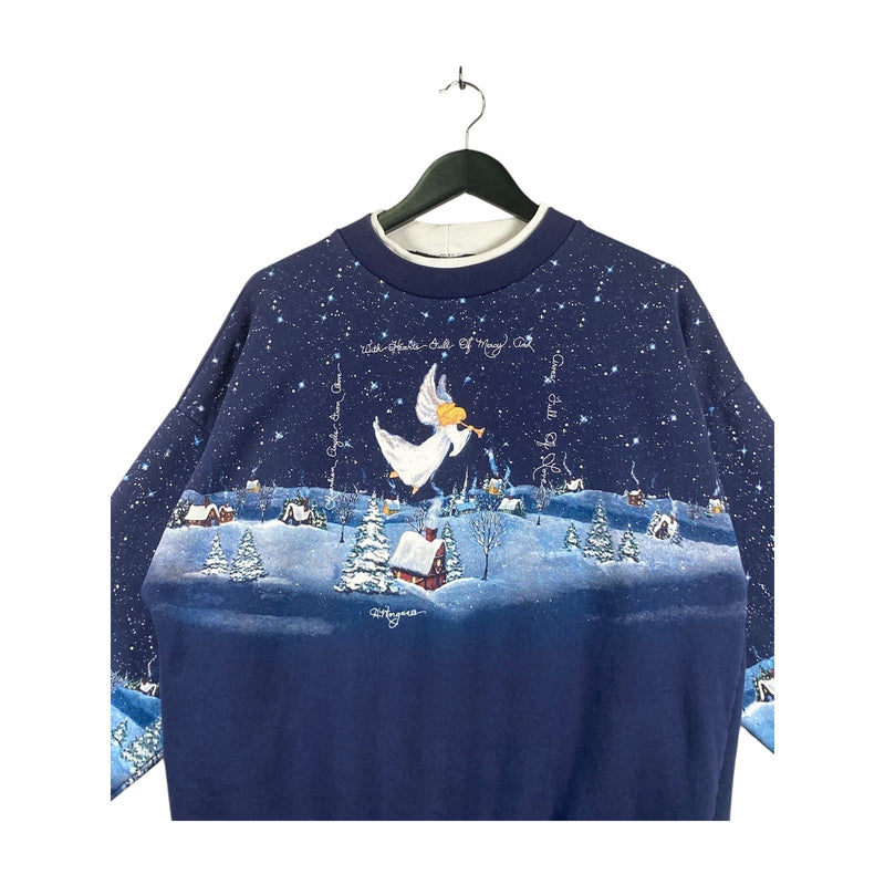 Vintage Snow AOP Pullover Crewneck