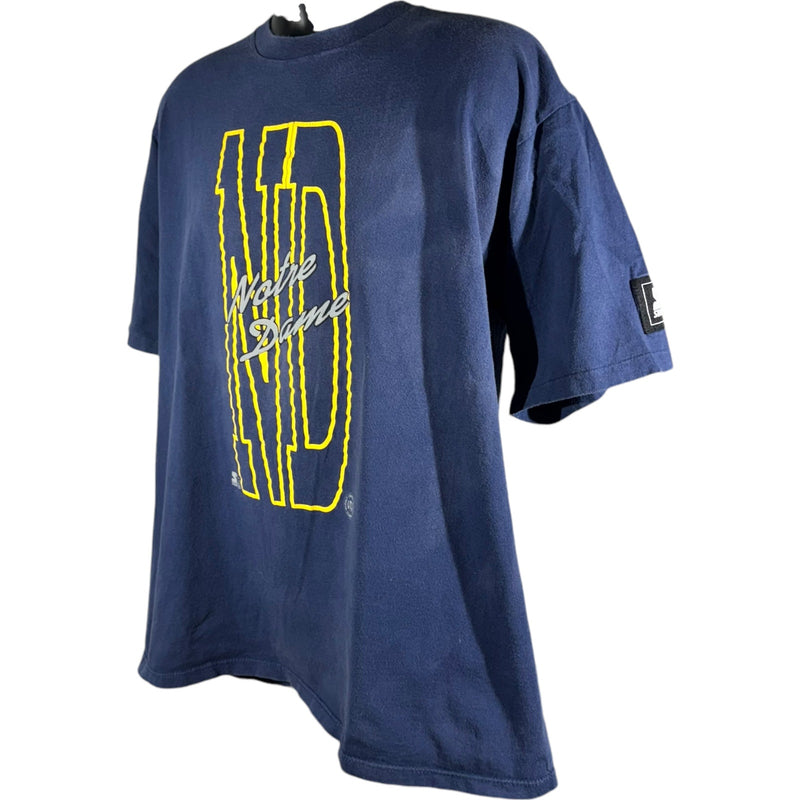 Vintage Starter Notre Dame University Spellout Tee