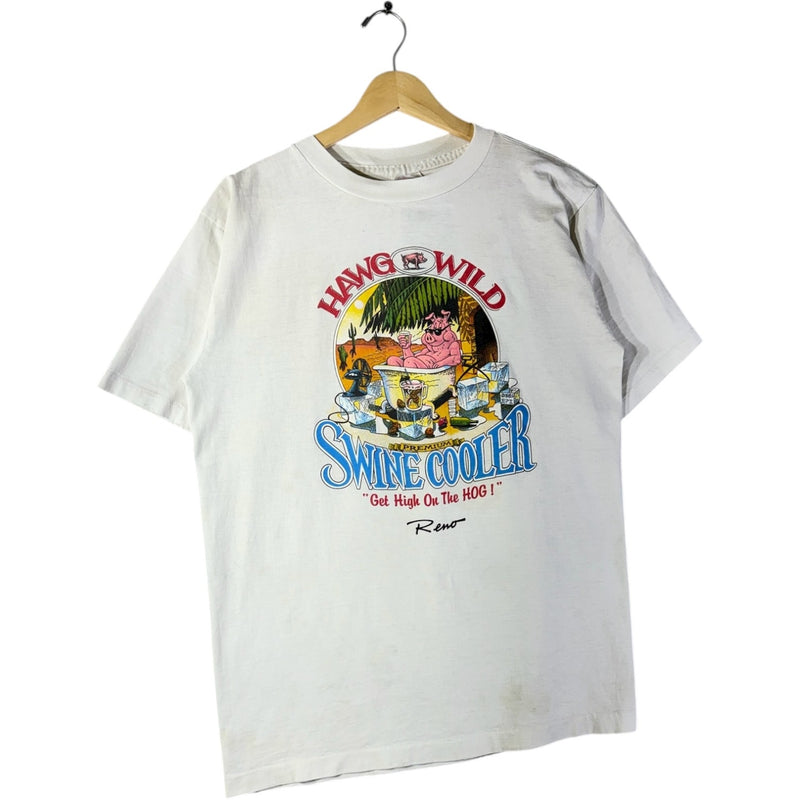 Vintage Hang and Wild Hog Funny Graphic T-Shirt