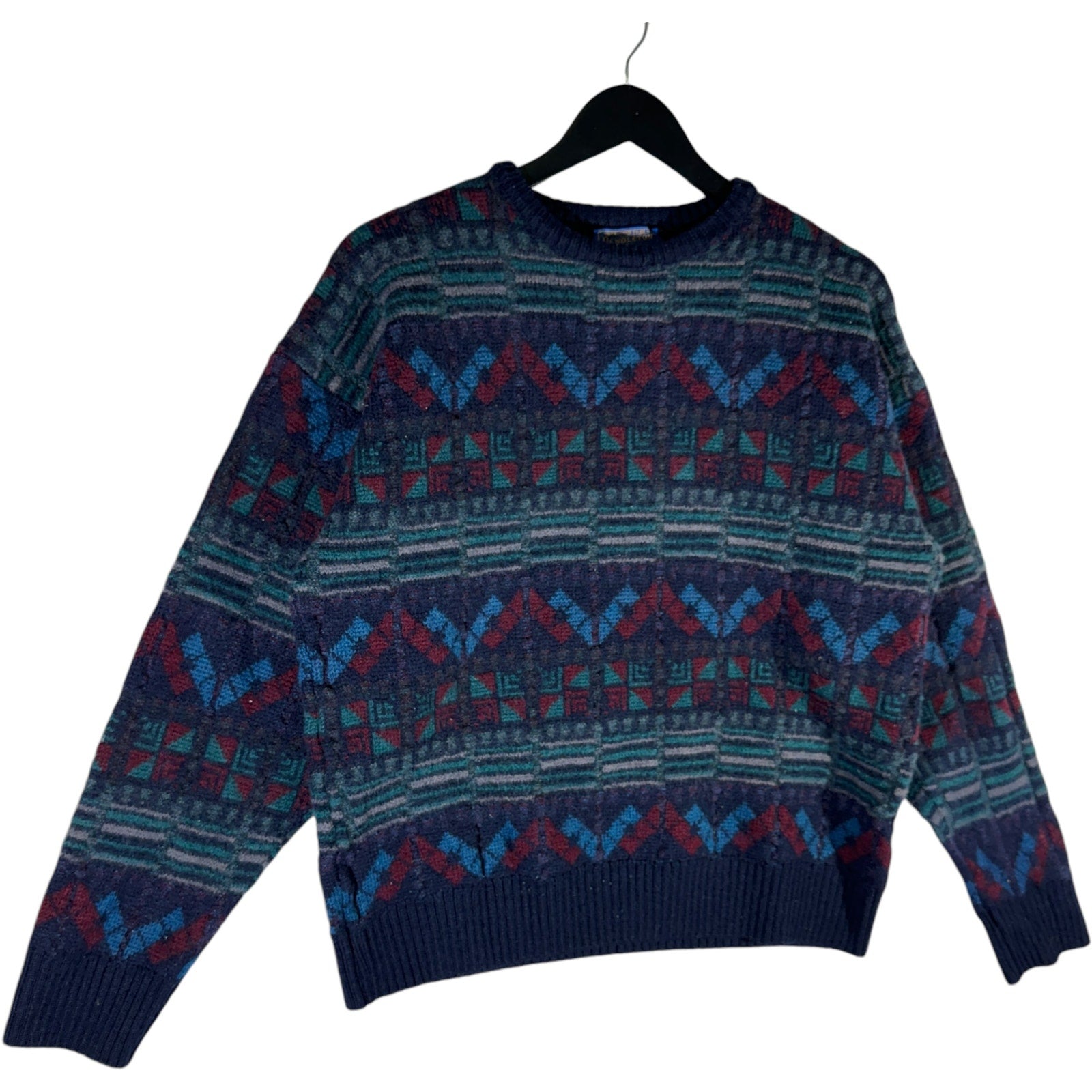 Vintage Pendleton Geometric Wool Sweater