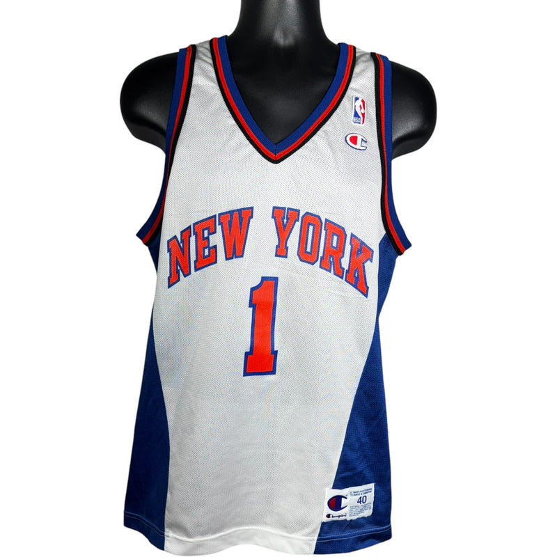 Vintage Champion New York Knicks Renko #1 NBA Jersey 90s