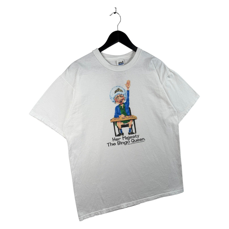 Vintage Her Majesty Funny Graphic T-Shirt