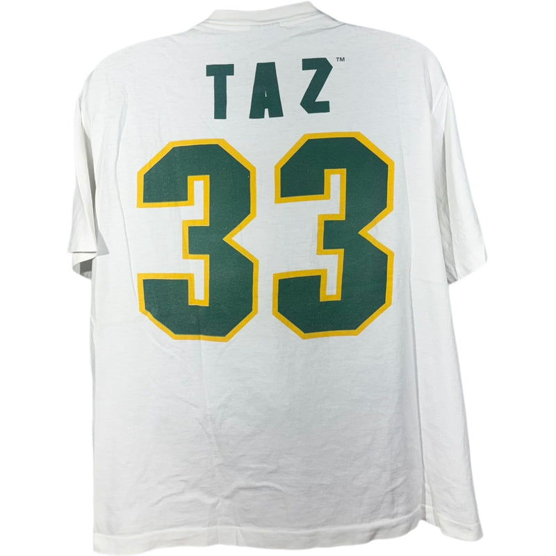 Vintage Oakland Athletics Looney Tunes Taz MLB Tee