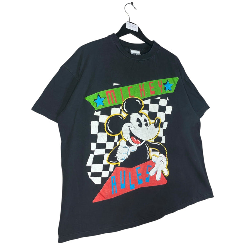 Vintage Disney Mickey Mouse Rules 90s T-Shirt