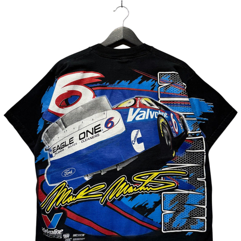 Vintage Mark Martin #6 Roush Taurus AOP NASCAR Tee