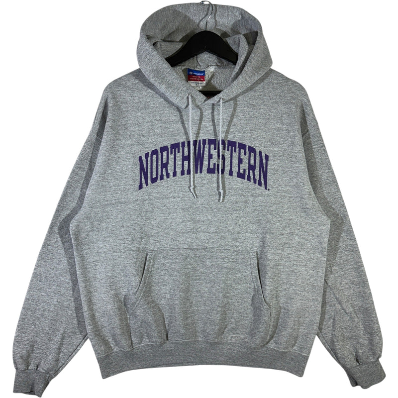 Vintage Champion Northwestern University Spellout Hoodie
