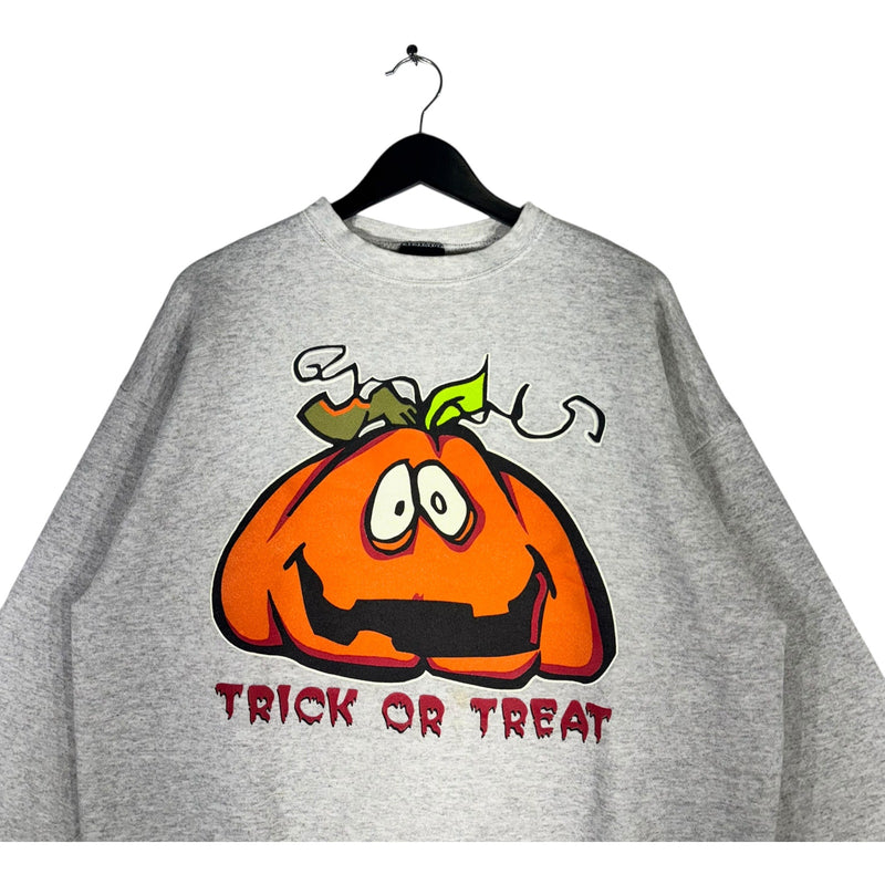 Vintage Halloween Trick or Treat Pumpkin Crewneck