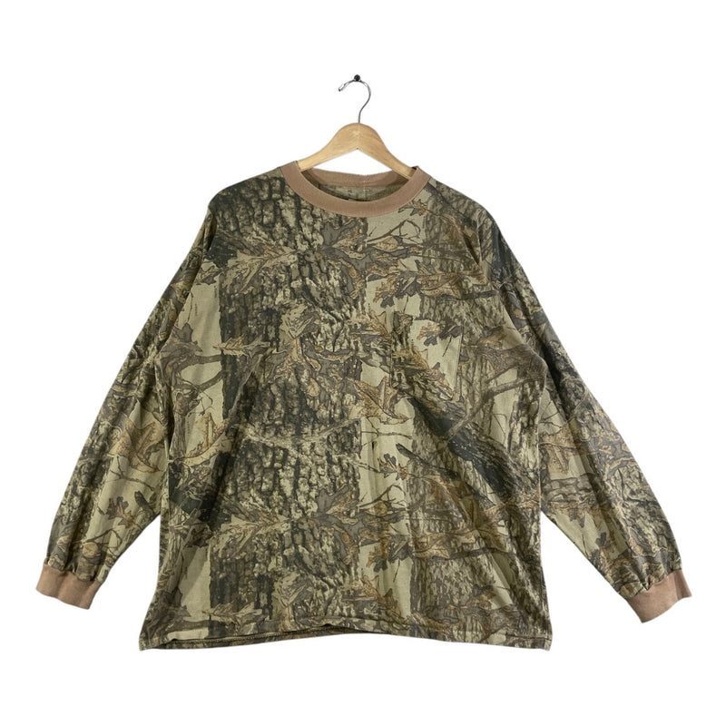 Vintage Camo Realtree Hunting Long Sleeve T-Shirt