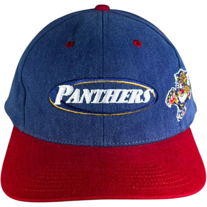 Vintage NHL Florida Panthers Spellout Snapback Hat 90s