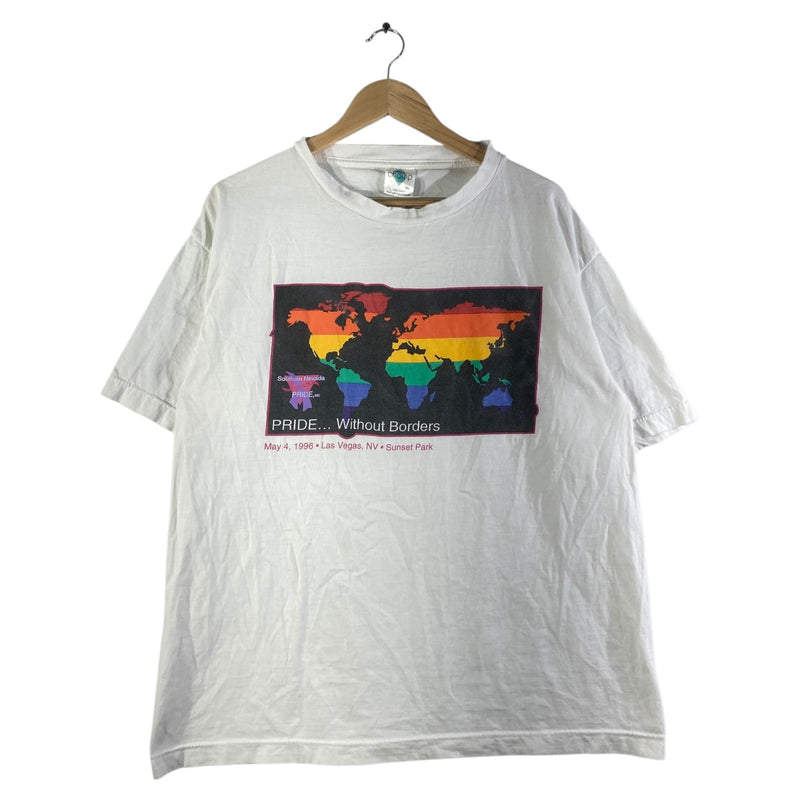 Vintage Pride Without Borders Las Vegas 90s T-Shirt