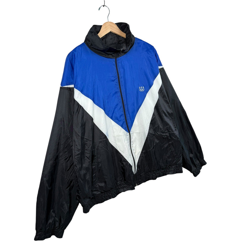 Vintage USA Olympics Colorblock Windbreaker Jacket