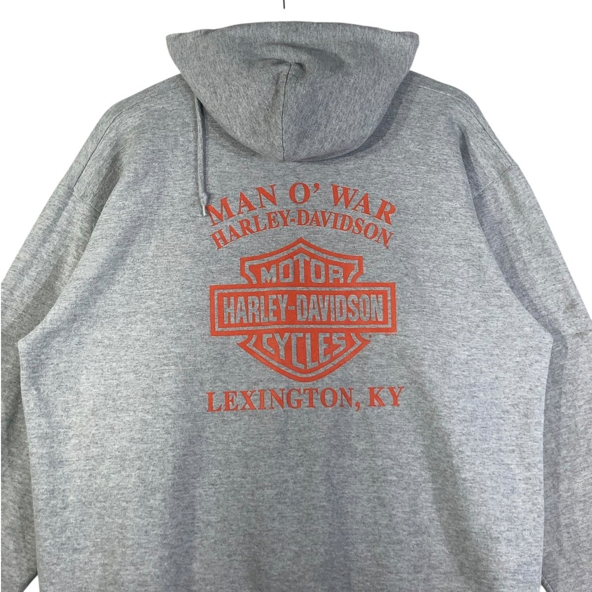 Vintage Harley Davidson Bar & Shield Logo Zip Up Hoodie