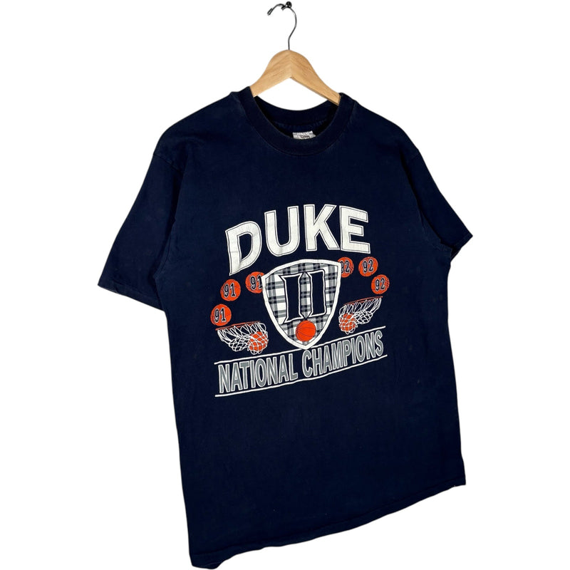 Vintage Duke University Basketball National Champions Tee 90s