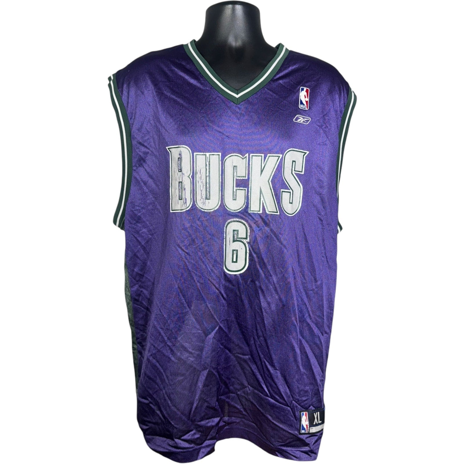 Vintage Reebok Milwaukee Bucks Andrew Bogut #9 NBA Jersey