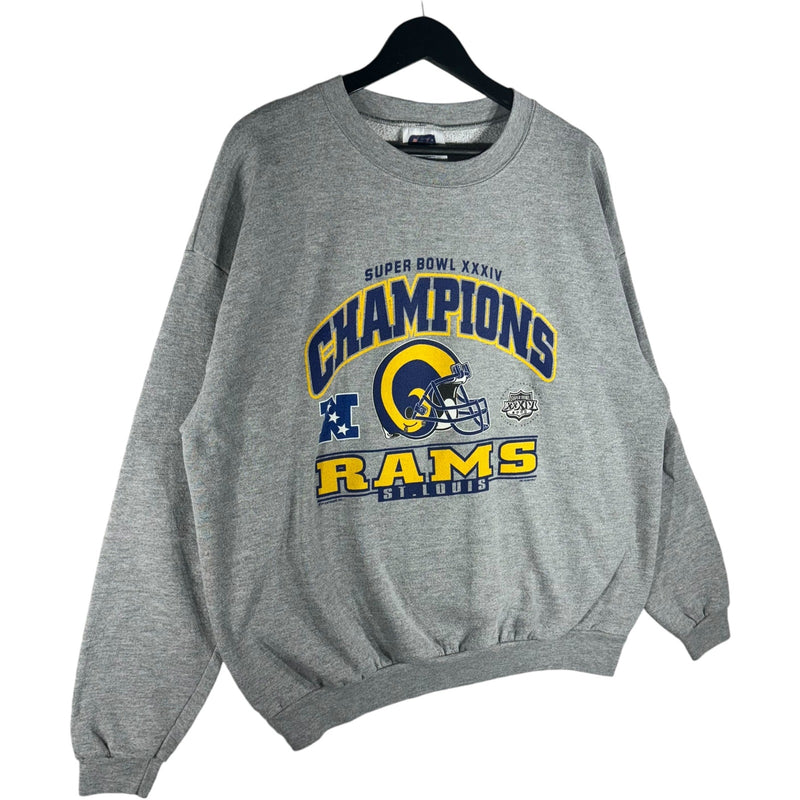 Vintage St. Louis Rams Superbowl XXXIV Champions Crewneck