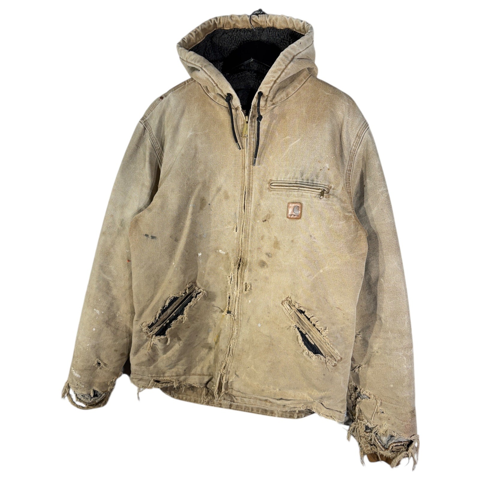 Vintage Carhartt Extreme Distressed Canvas Workwear Jacket