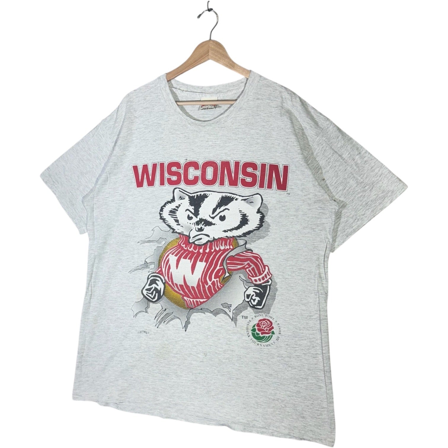 Vintage Wisconsin Badgers Break Through Tee