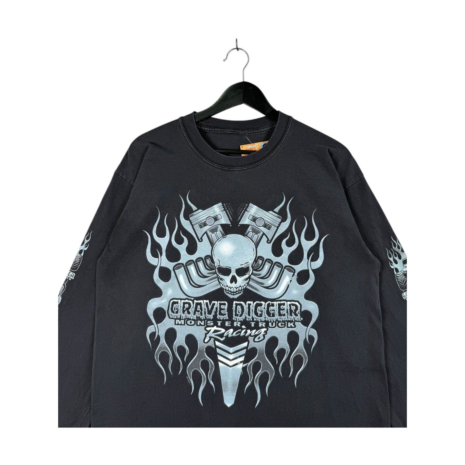 Vintage Grave Digger Monster Truck Racing Long Sleeve T-Shirt