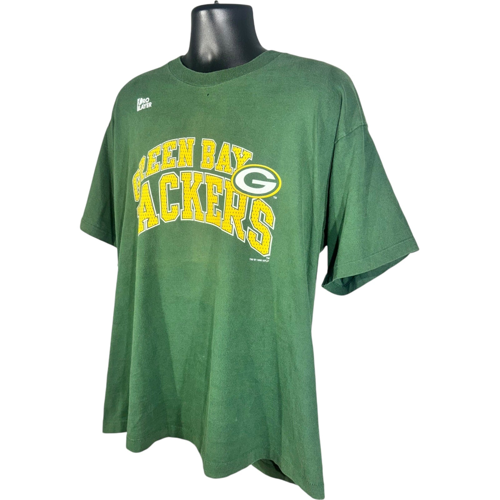 Vintage Green Bay Packers Pro Player Logo Tee 1996