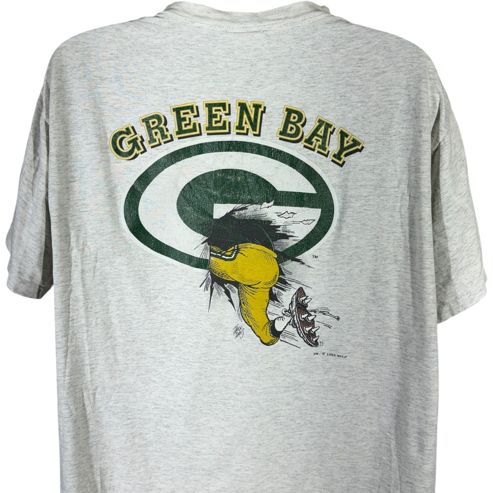 Vintage Nutmeg Green Bay Packers Player Breakthrough NFL Tee