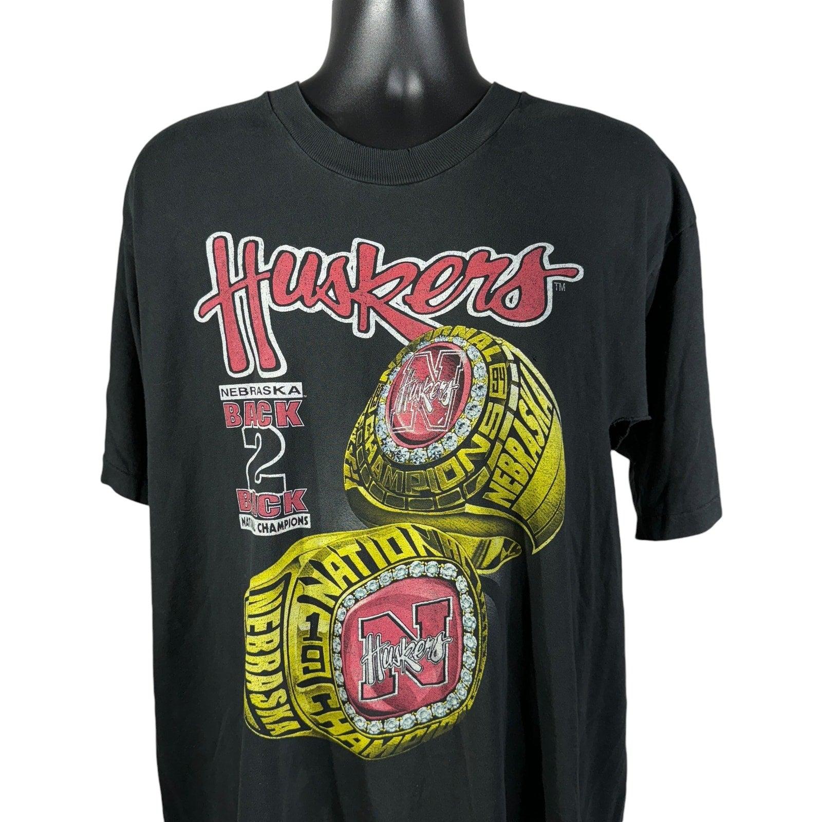 Vintage University of Nebraska Huskers National Champs Tee