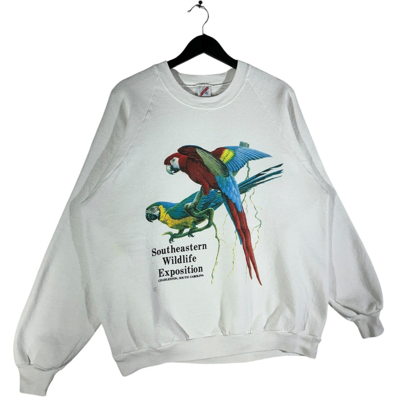 Vintage Southeastern Wildlife Exposition Parrots Crewneck