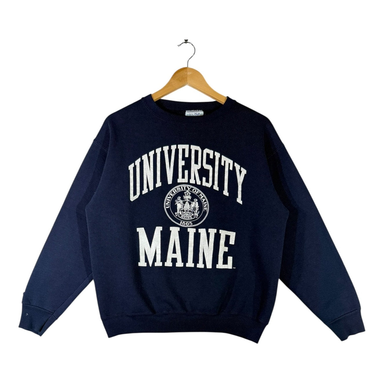 Vintage University of Main Spellout Crewneck
