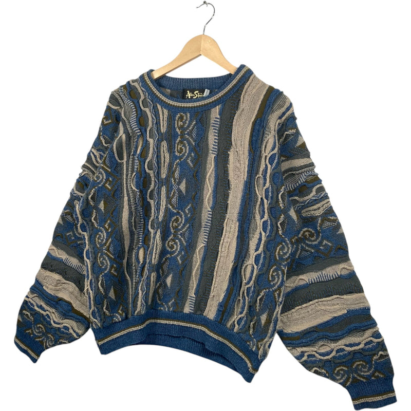 Vintage Alan Stuart 3D Knit Sweater