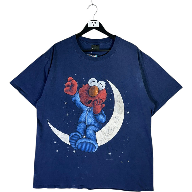 Vintage lmo Sitting on Moon Sesame Street T-Shirt