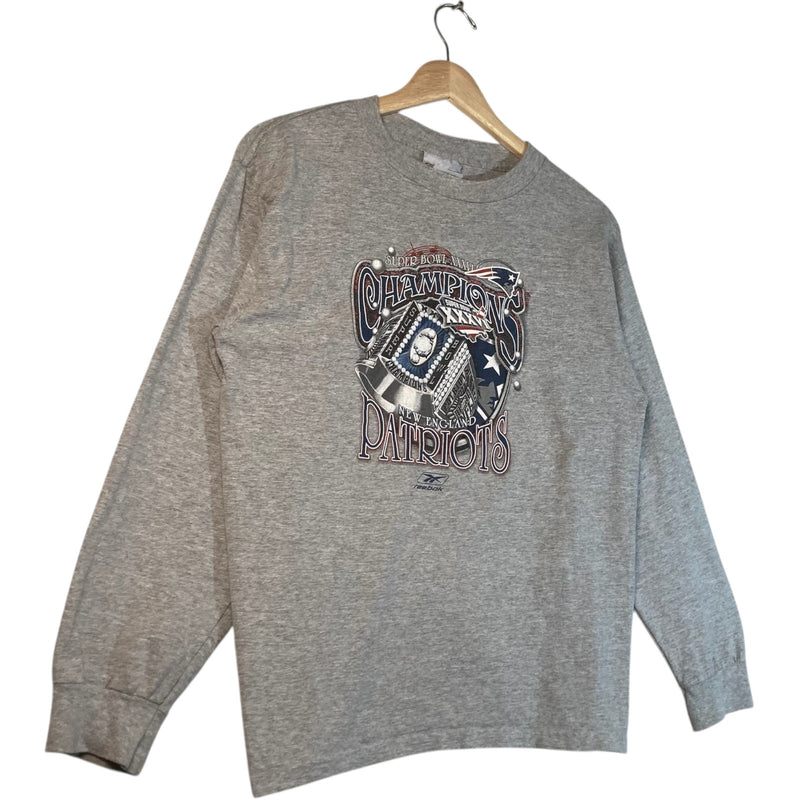 Vintage New England Patriots Super Bowl Champions Long Sleeve