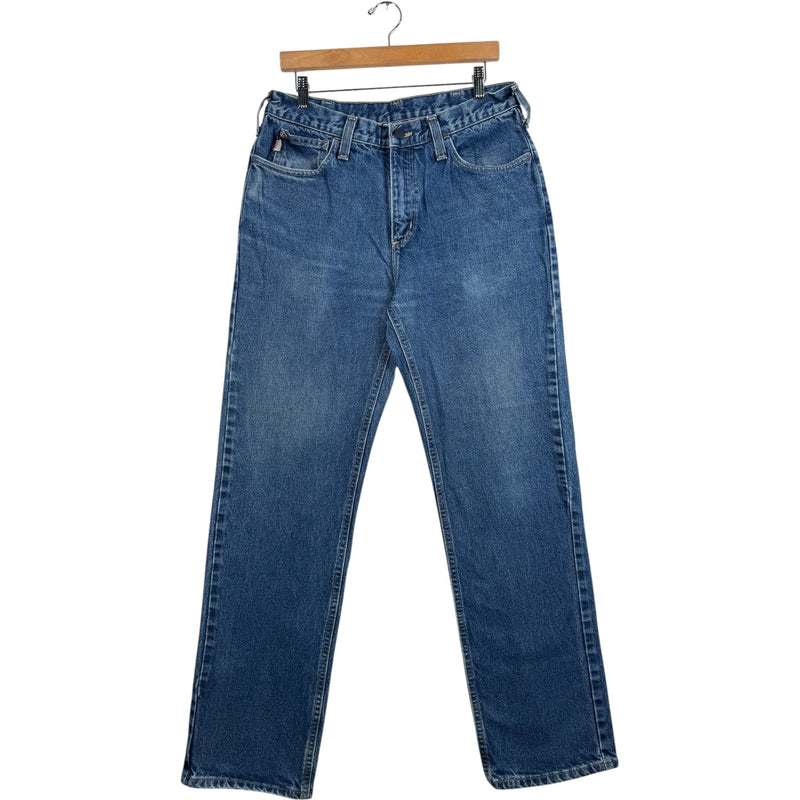Vintage Carhartt Relaxed Fit Straight Leg Denim Jeans 33x34