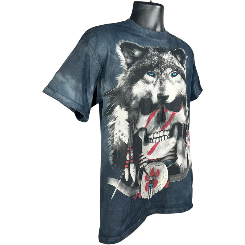 Vintage Native Wolf AOP Tee