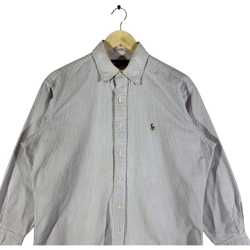 Vintage Polo Ralph Lauren Striped Long Sleeve Button Up