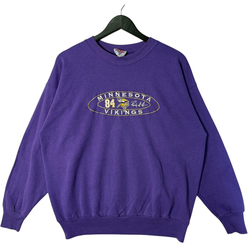 Vintage Minnesota Vikings #84 Randy Moss Crewneck