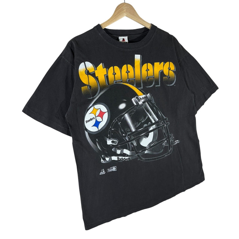 Vintage Pittsburgh Steelers Big Helmet NFL T-Shirt 90s