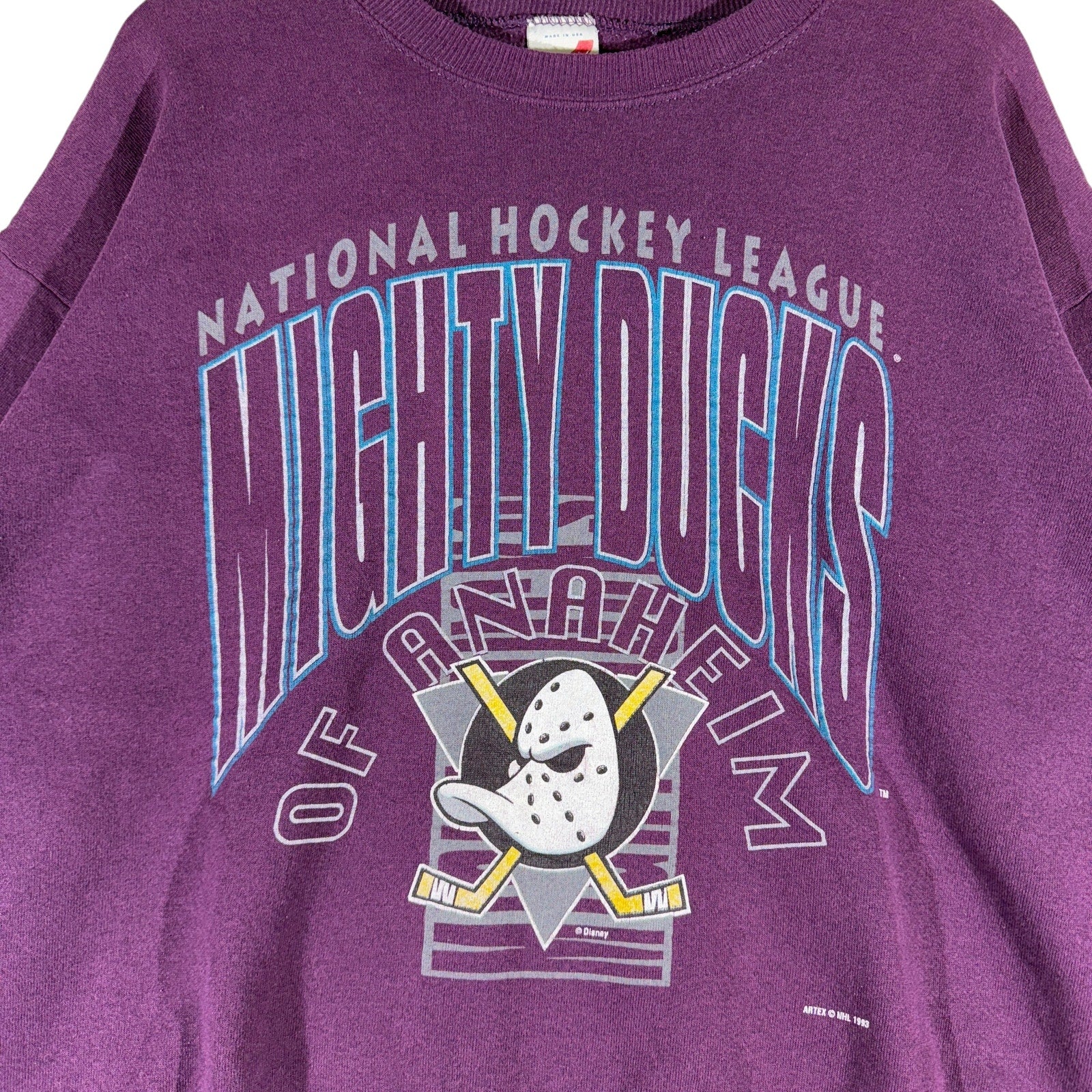 Vintage Mighty Ducks Of Anaheim Crewneck 1993