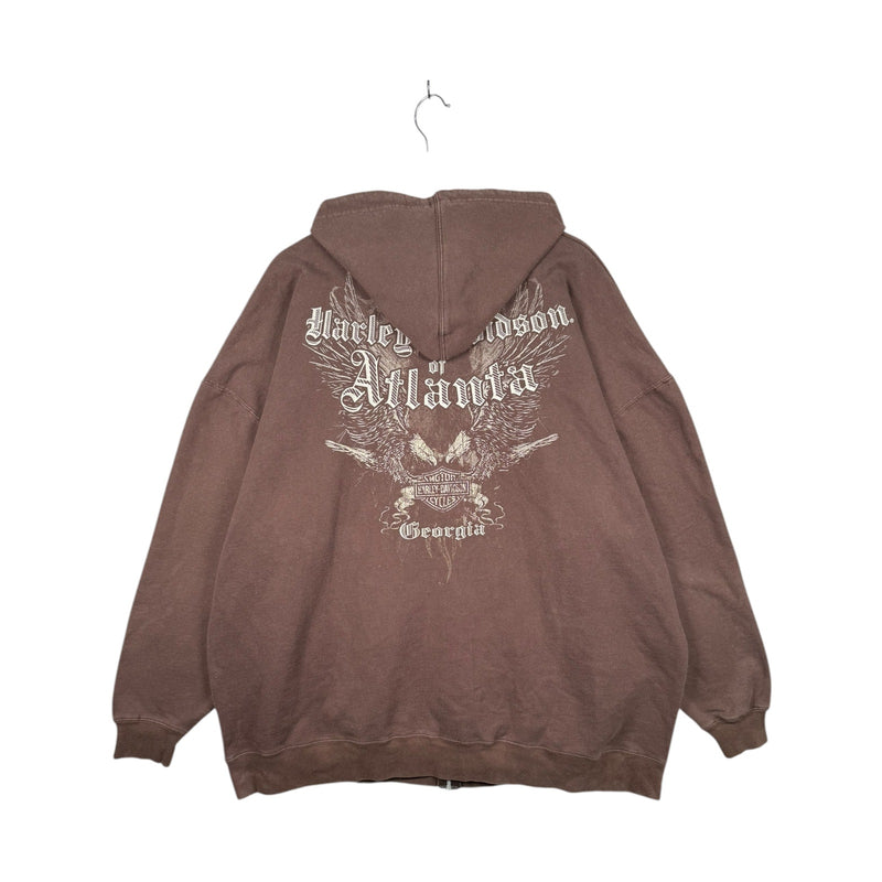 Vintage Harley Davidson Atlanta Full Zip Hoodie