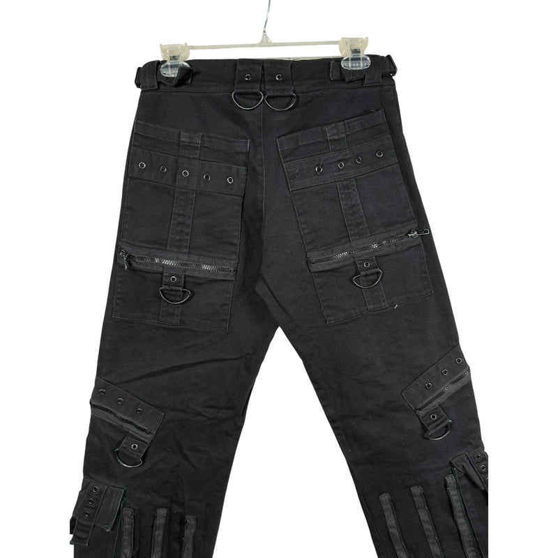 Vintage Black Pistol Goth Cargo Pants 32