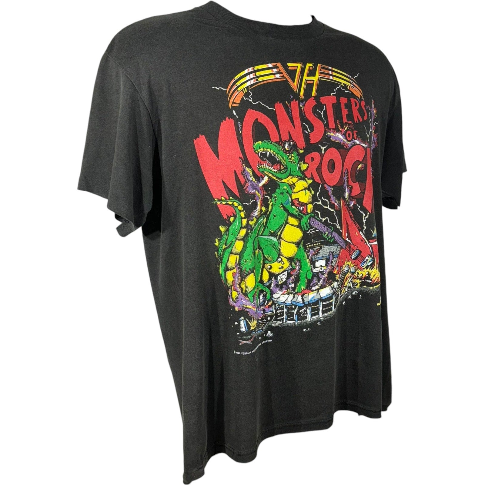 Vintage Van Halen Monsters of Rock Tour Tee 1988