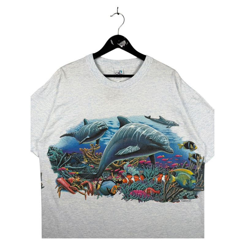 Vintage Habitat XCV Dolphin Under The Sea T-Shirt