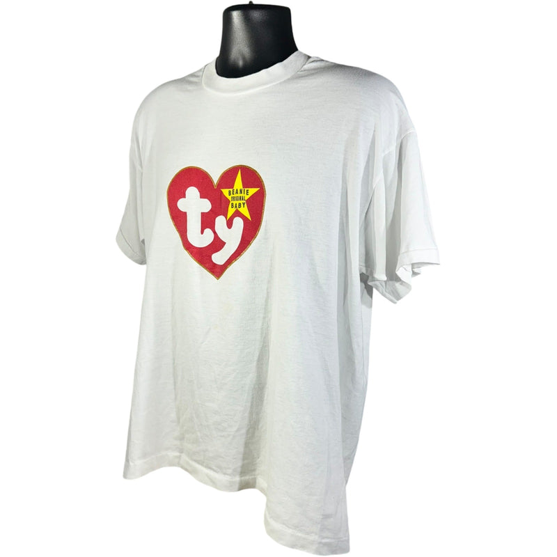 Vintage Ty Original Beanie Baby Logo Tee