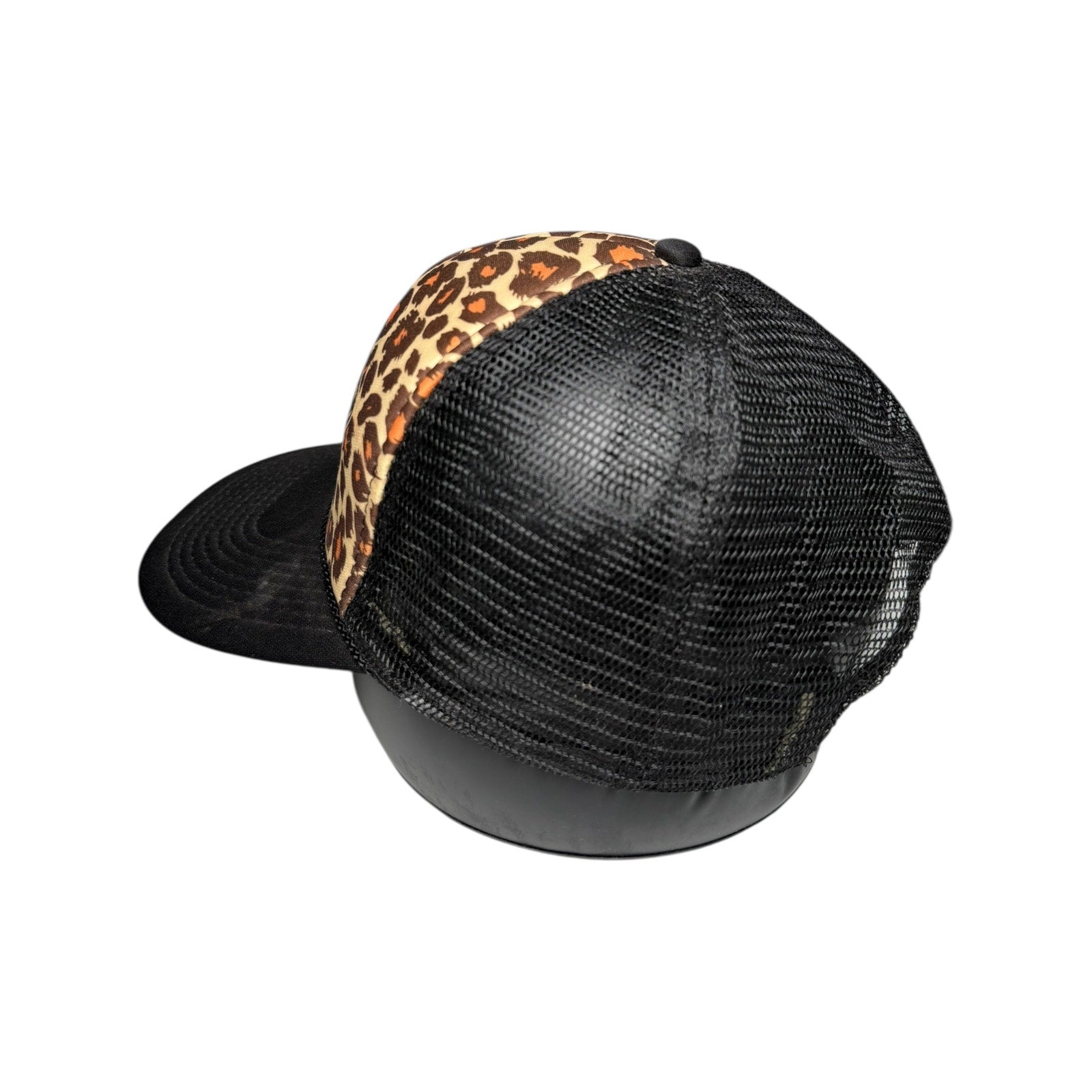 Vintage Vans "Off The Wall" Cheetah Print Snapback Hat