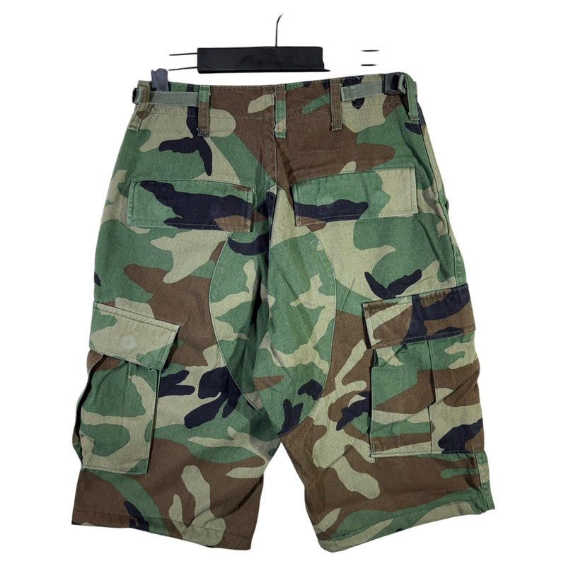 Vintage Cargo Camouflage Utility Shorts