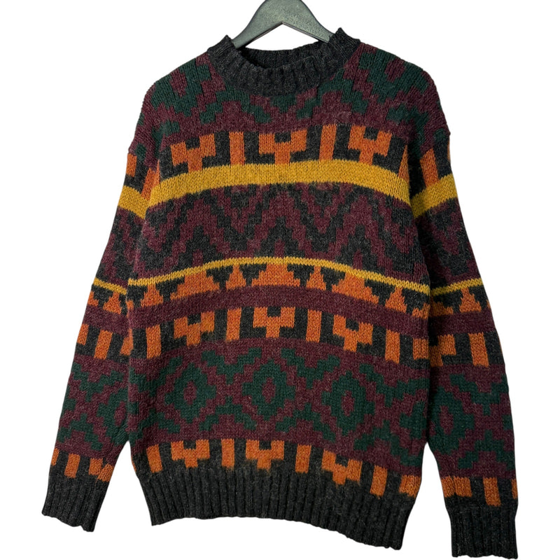 Vintage Joseph A. Bank Striped Sweater