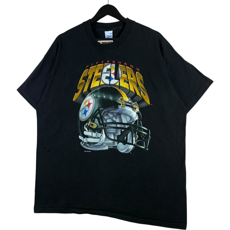 Vintage Pittsburgh Steelers Helmet NFL Tee